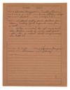 (MUSIC.) MINGUS, CHARLES. Two partially printed ""claim sheets,"" each containing a half page in Mingus''s hand, plus one typed page